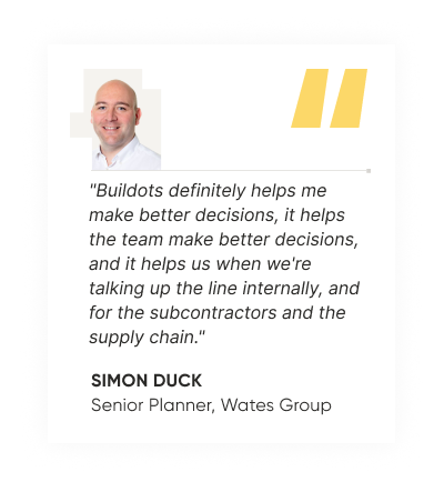 Simon Duck, Senior Planner, Wates Group